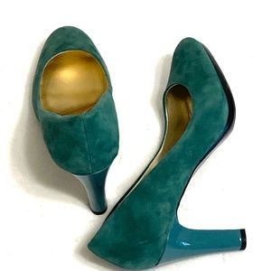 Anne Klein iflex shoes  turquoise size US 10.5 M NEW!